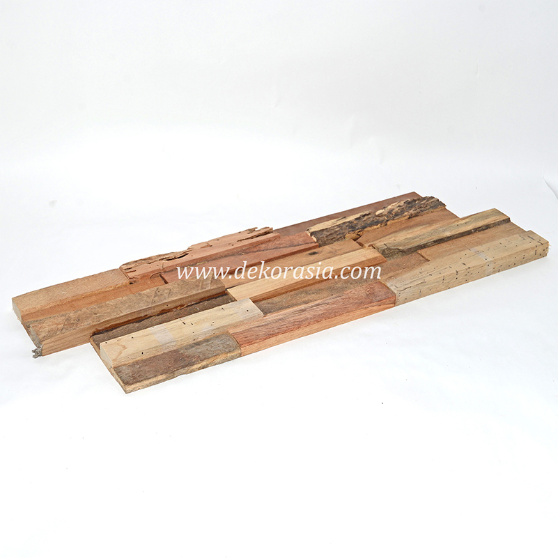 Teak Bark Wall Cladding for Wall Home Interior